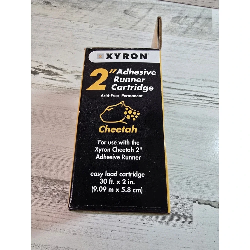 Xyron Cheetah Adhesive Runner And Extra Permanent 2